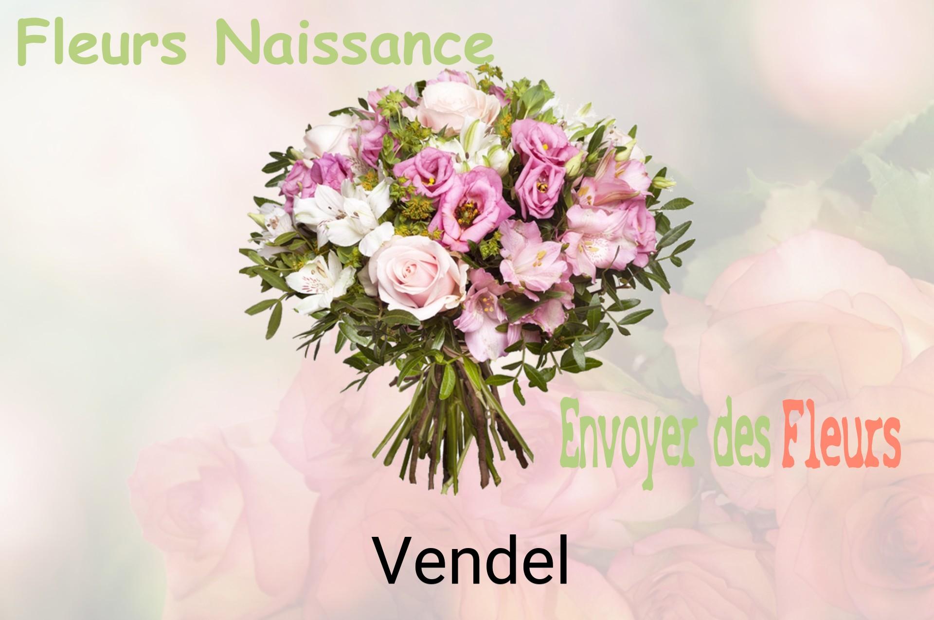 Bouquet de fleurs de naissance livré à Vendel